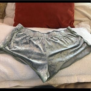 PacSun Velvet Booty Shorts